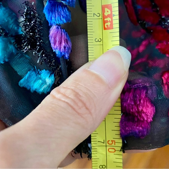 Dreamy Floral Multicolor Kimono Dress - Picture 12 of 14